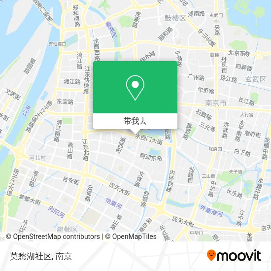 莫愁湖社区地图