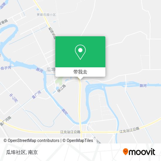 瓜埠社区地图