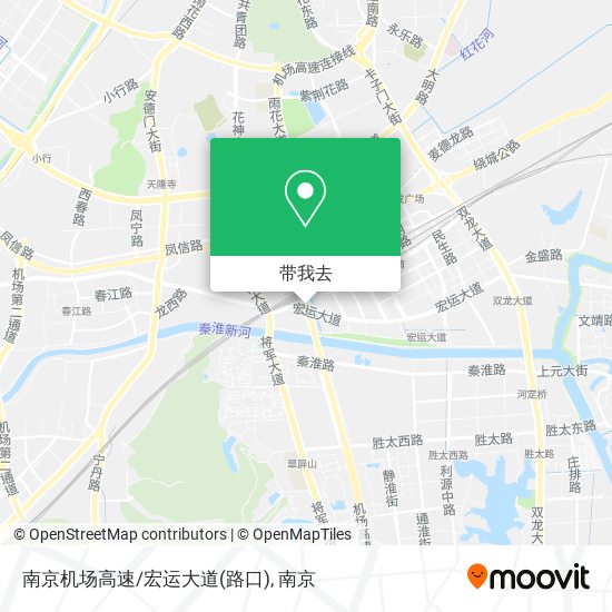 南京机场高速/宏运大道(路口)地图