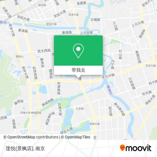 莲悦(景枫店)地图