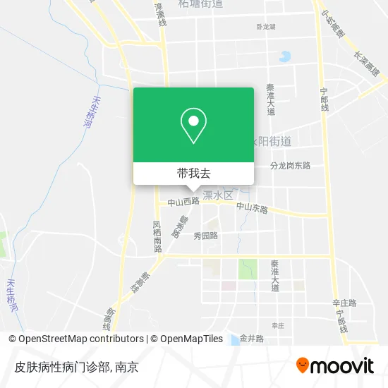 皮肤病性病门诊部地图