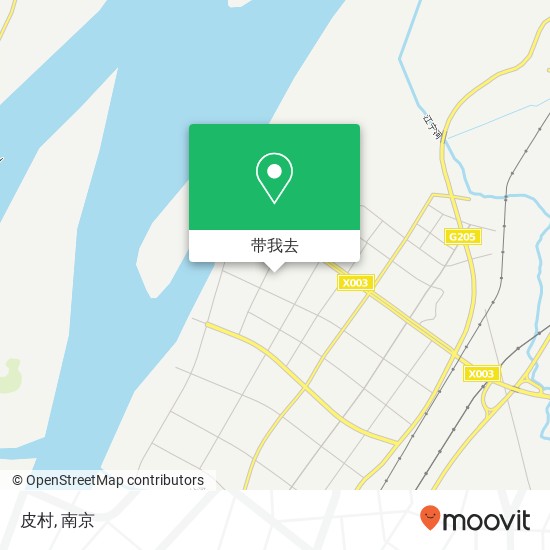 皮村地图