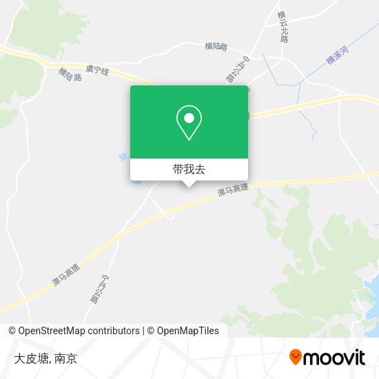 大皮塘地图