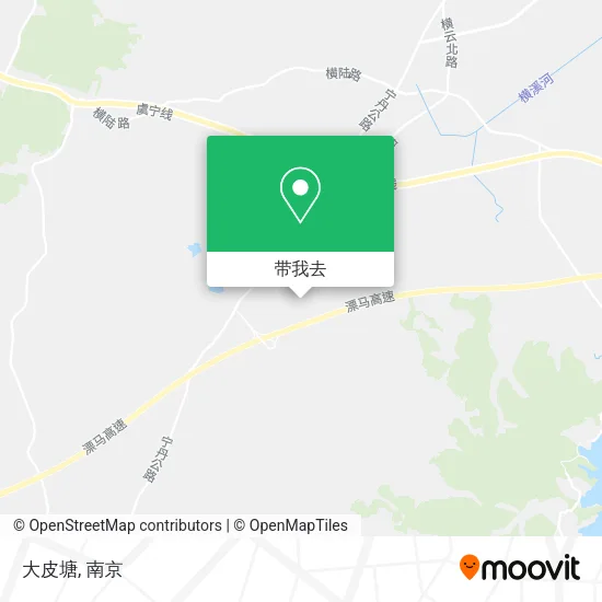 大皮塘地图