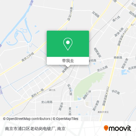 南京市浦口区老幼岗电镀厂地图