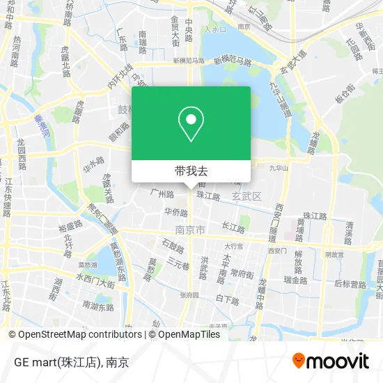 GE mart(珠江店)地图