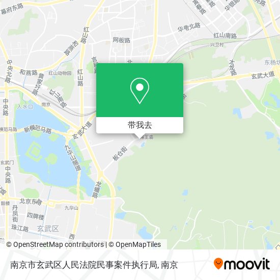 南京市玄武区人民法院民事案件执行局地图
