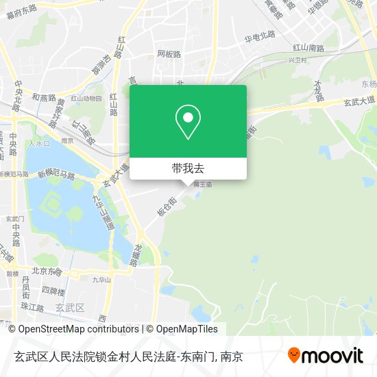 玄武区人民法院锁金村人民法庭-东南门地图