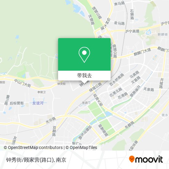 钟秀街/顾家营(路口)地图