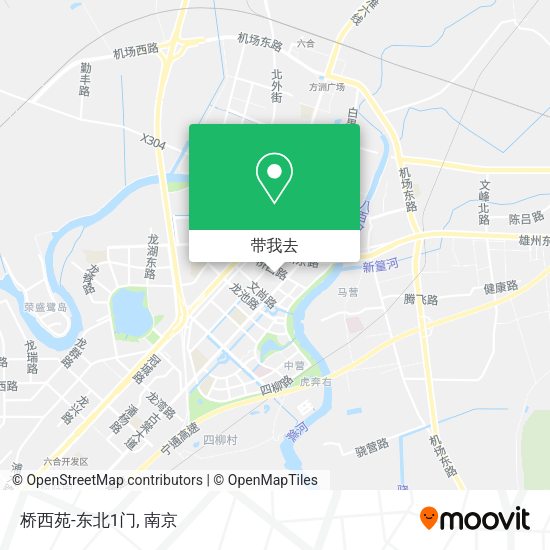 桥西苑-东北1门地图