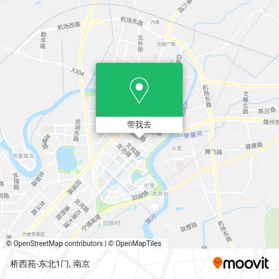 桥西苑-东北1门地图