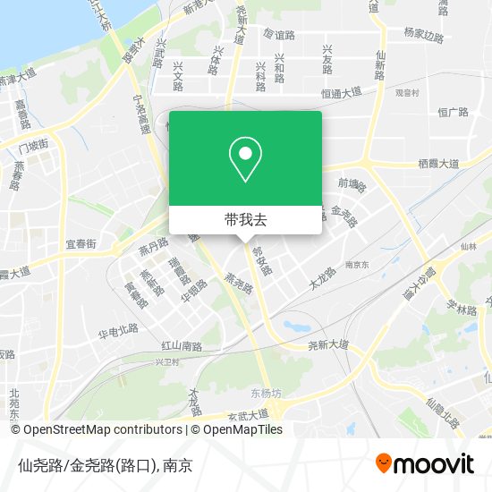 仙尧路/金尧路(路口)地图
