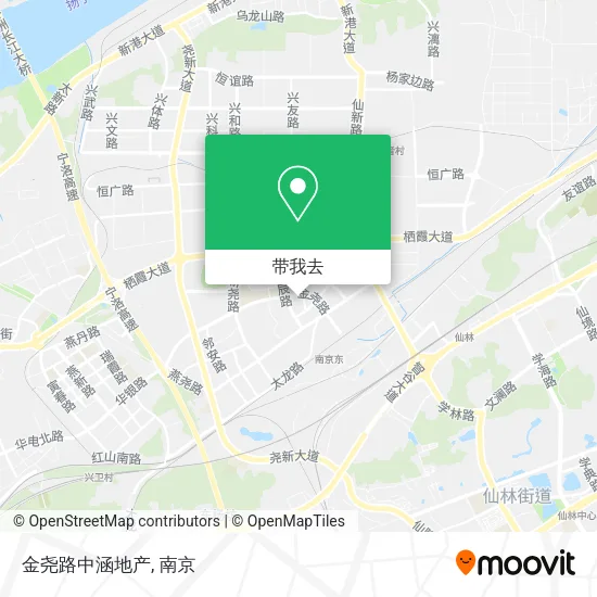 金尧路中涵地产地图