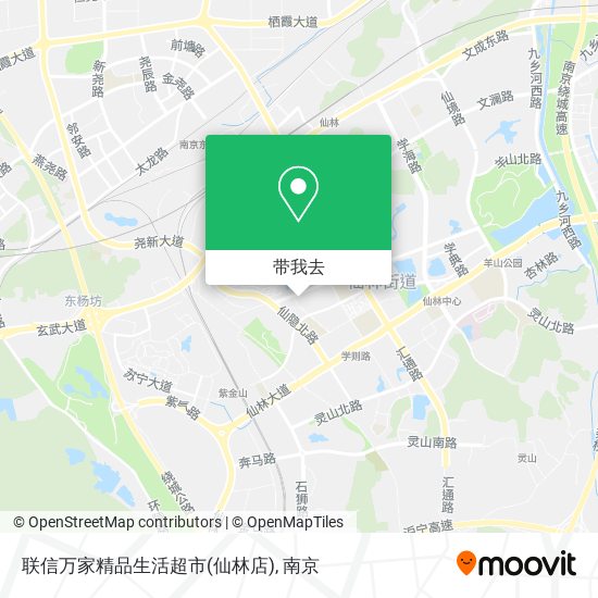 联信万家精品生活超市(仙林店)地图