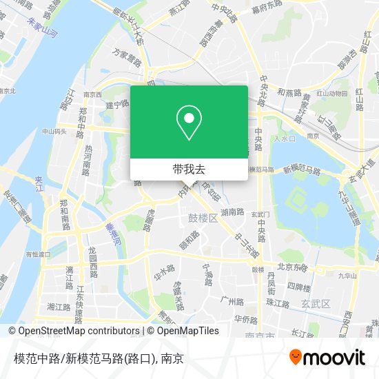 模范中路/新模范马路(路口)地图