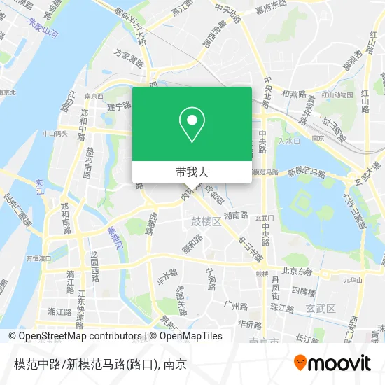 模范中路/新模范马路(路口)地图