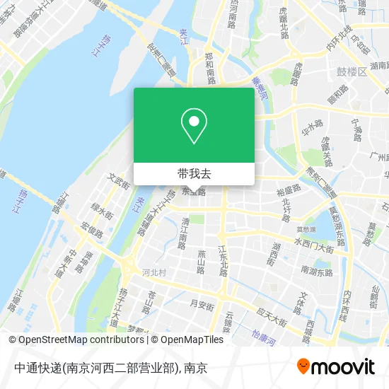 中通快递(南京河西二部营业部)地图