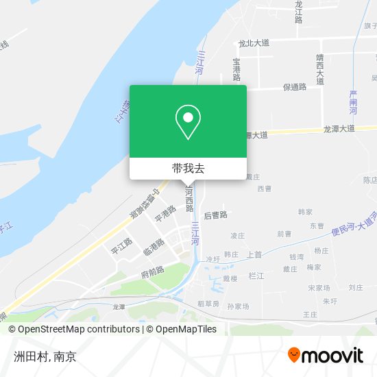 洲田村地图