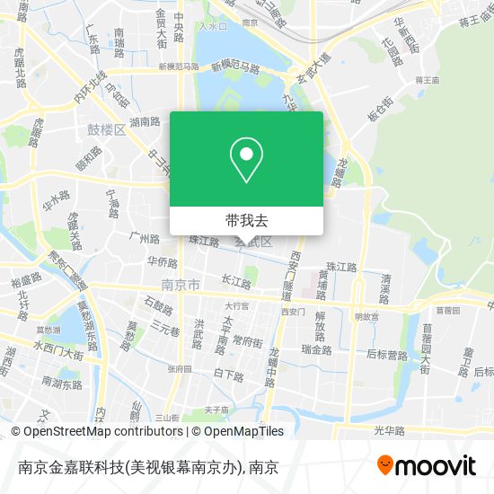 南京金嘉联科技(美视银幕南京办)地图