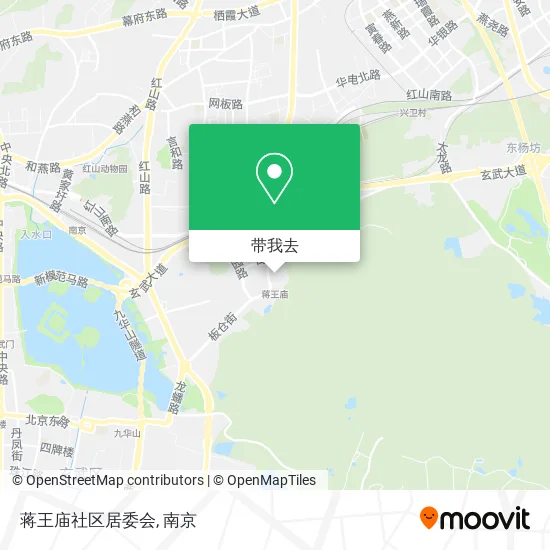 蒋王庙社区居委会地图