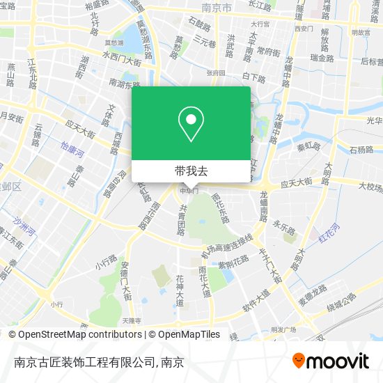 南京古匠装饰工程有限公司地图