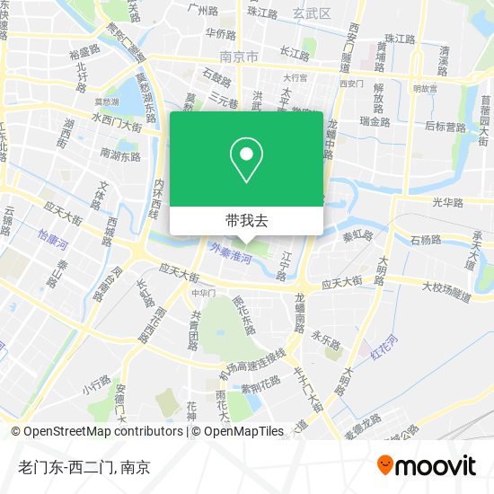 老门东-西二门地图