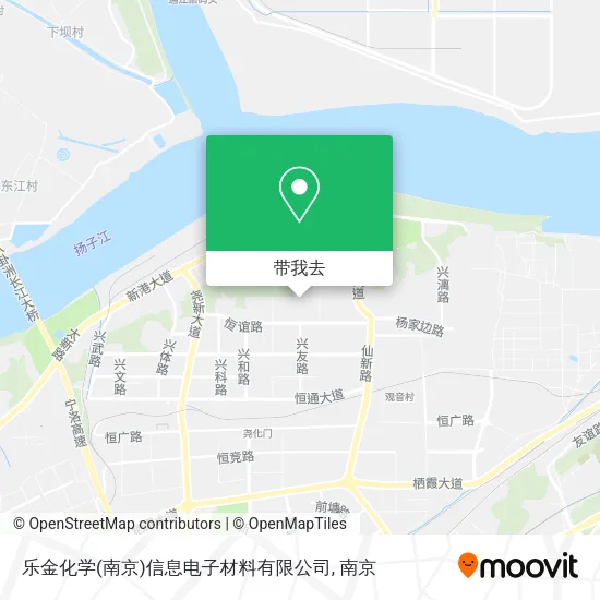 乐金化学(南京)信息电子材料有限公司地图
