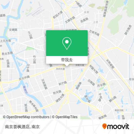 南京荟枫酒店地图