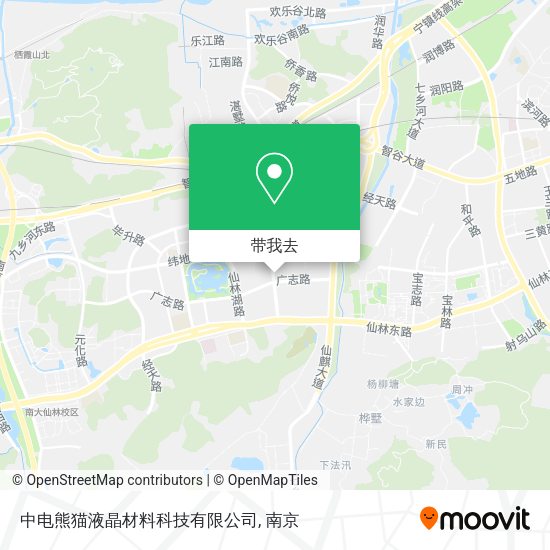 中电熊猫液晶材料科技有限公司地图