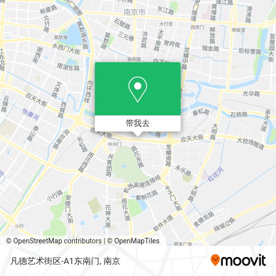 凡德艺术街区-A1东南门地图