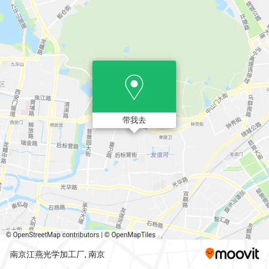南京江燕光学加工厂地图
