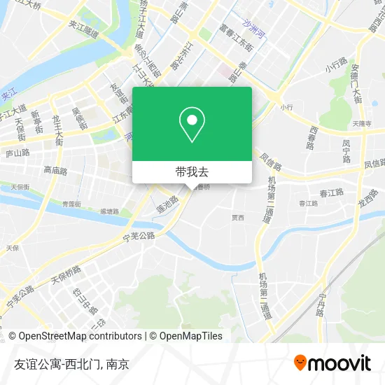 友谊公寓-西北门地图