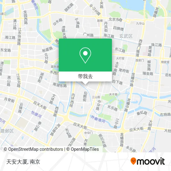 天安大厦地图