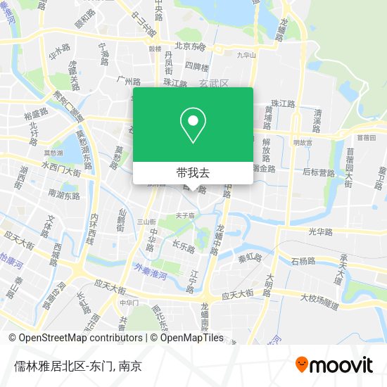 儒林雅居北区-东门地图