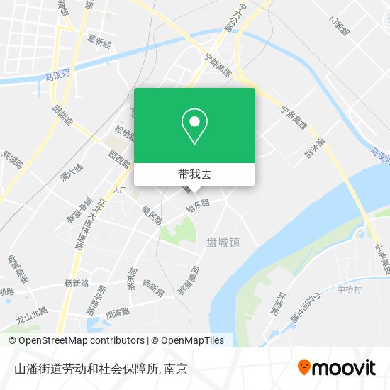 山潘街道劳动和社会保障所地图