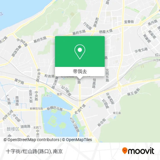 十字街/红山路(路口)地图