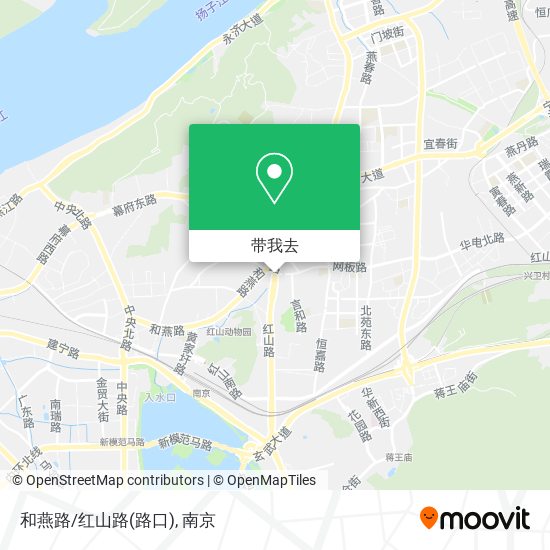 和燕路/红山路(路口)地图