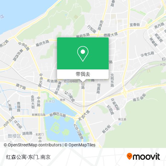 红森公寓-东门地图