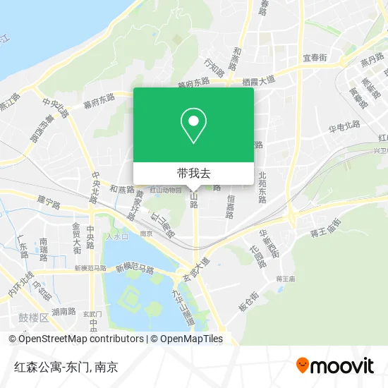红森公寓-东门地图
