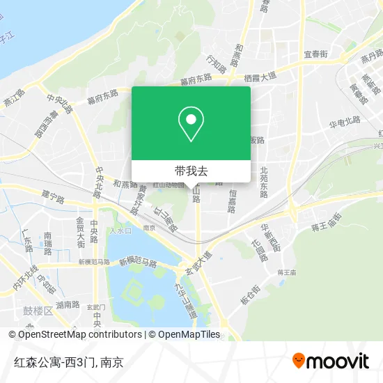 红森公寓-西3门地图