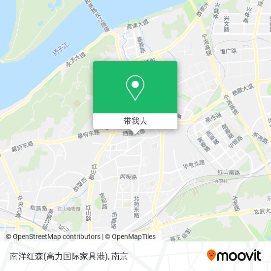 南洋红森(高力国际家具港)地图