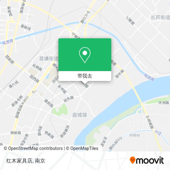 红木家具店地图