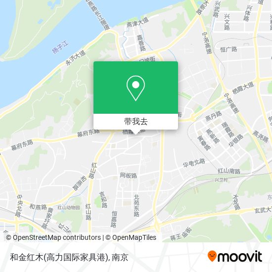 和金红木(高力国际家具港)地图