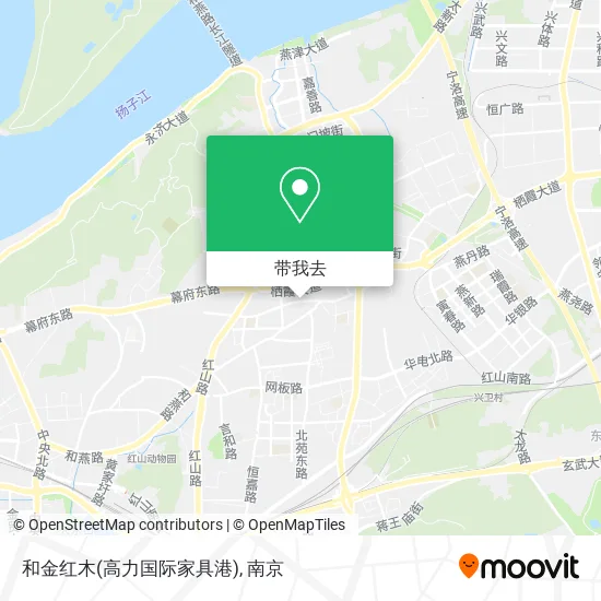 和金红木(高力国际家具港)地图