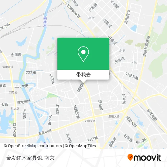 金发红木家具馆地图