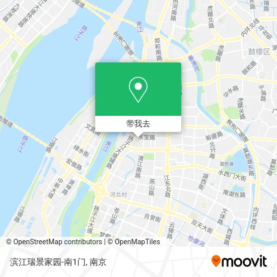 滨江瑞景家园-南1门地图