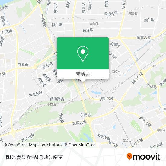 阳光烫染精品(总店)地图