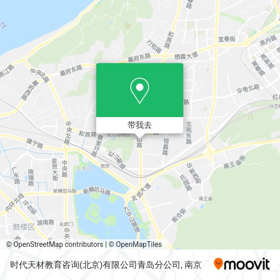 时代天材教育咨询(北京)有限公司青岛分公司地图