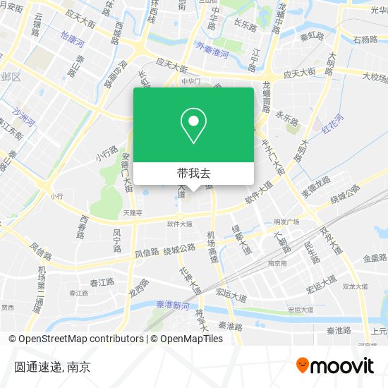 圆通速递地图