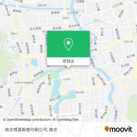南京维嘉标签印刷公司地图